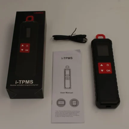 جهاز Launch i-TPMS Wand وأغراضه الأساسية، كيبل الشحن وكتيب المستخدم