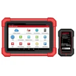 صورة مقربة لجهاز LAUNCH X-431 Pro SE يظهر شاشته الرئيسية وواجهة المستخدم سهلة الاستخدام.