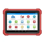 صورة مقربة لجهاز LAUNCH X431 Pro 3 Link HD وهو يعرض بيانات التشخيص على شاشته الكبيرة.